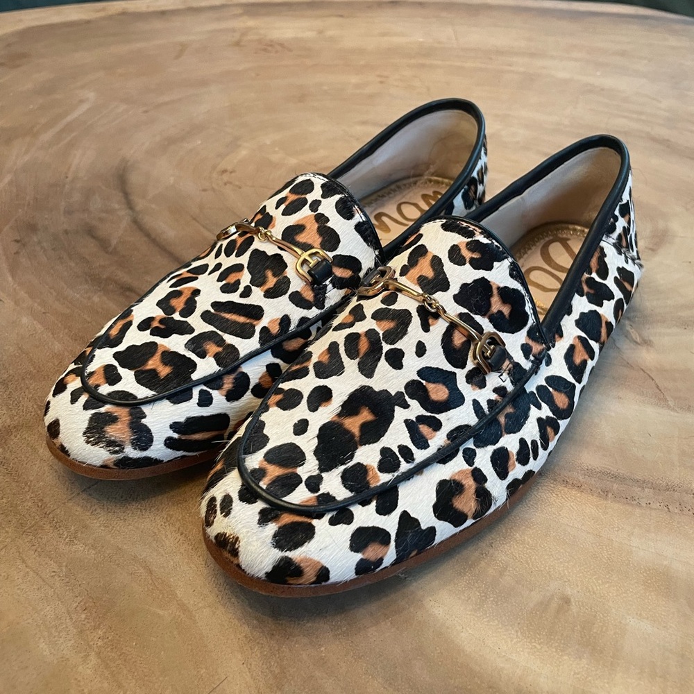 Sam Edelman Cheetah Lorraine Loafers - Size 7.5